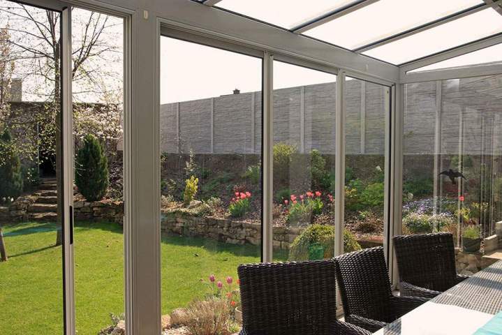 Baie coulissante en verre pour véranda Bourgoin-Jallieu