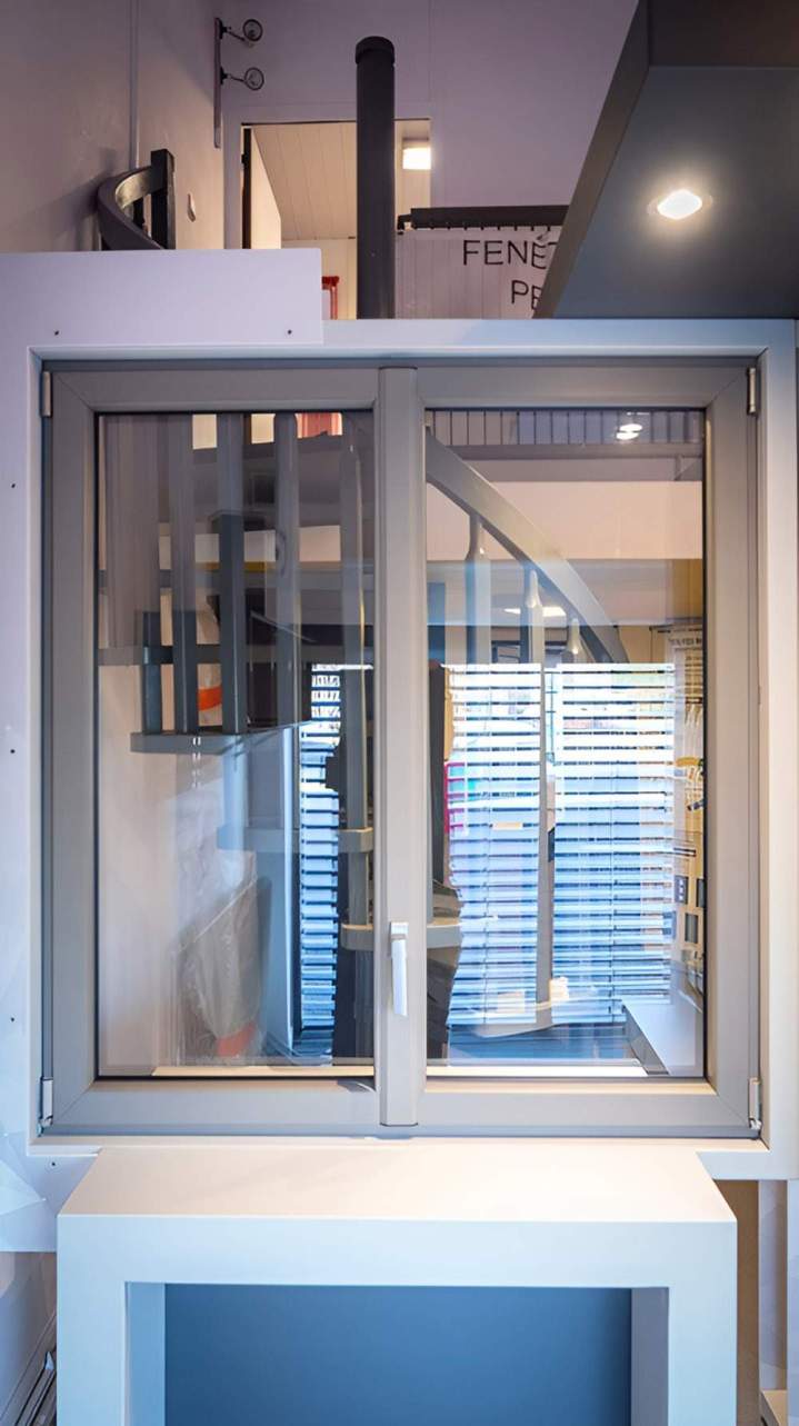 Fenêtre à deux vantaux en PVC Bourgoin-Jallieu